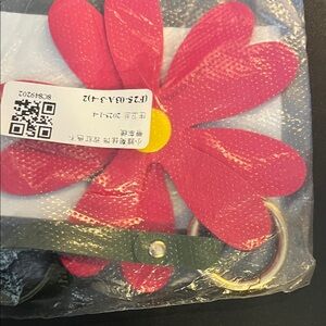 Fashion Jewelry Pink and Yellow Flower Key Holder